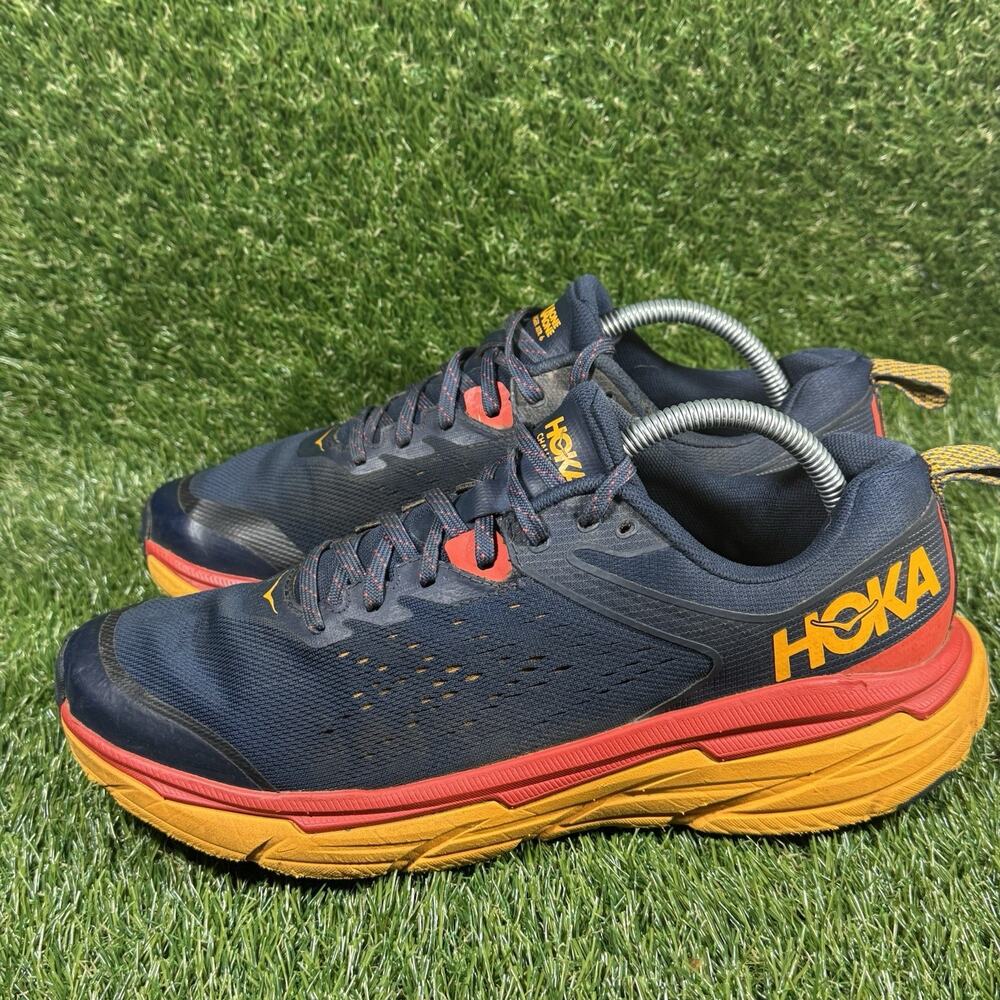Hoka One One Challenger ATR 6 Men's Shoes Size 9.5D Outer Space/Radiant Yellow - Picture 3 of 10